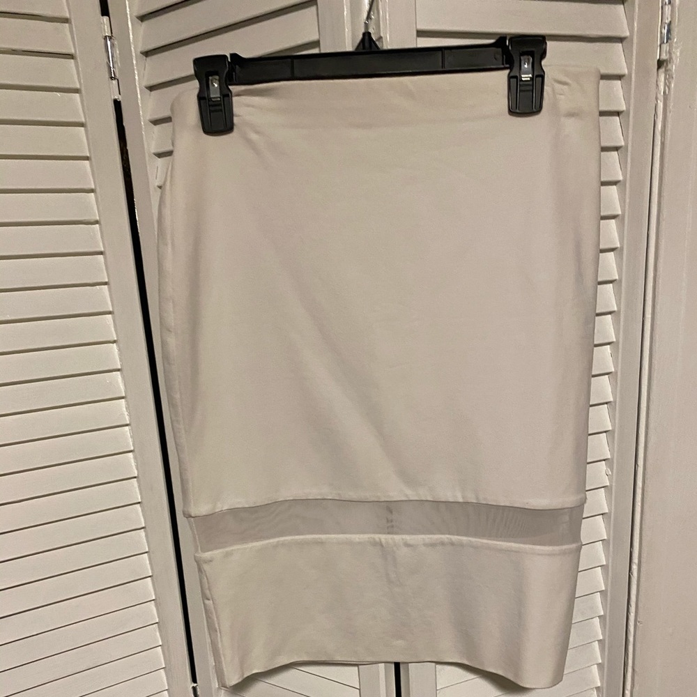 Zara-  White Skirt